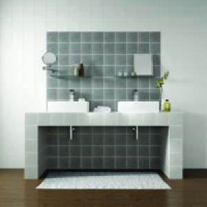 Wickes Tuscan Rustic Ash Satin Ceramic Wall Tile 148x148mm &pound;12.74