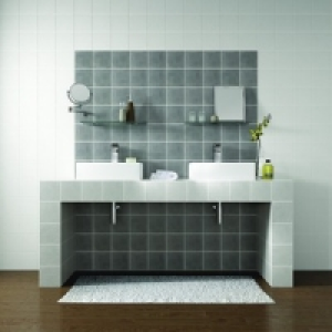 Wickes Tuscan Rustic Grey Satin Ceramic Wall Tile 148x148mm £12.74