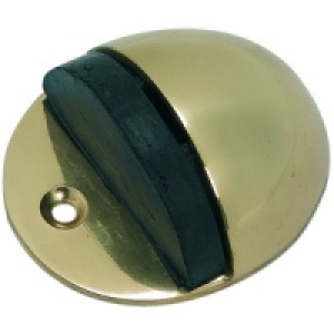 Wickes Floor Mounted Door Stop Brass