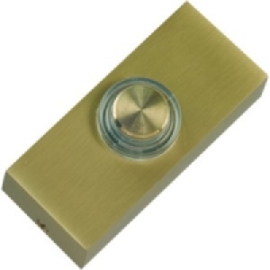 Wickes Doorbell Push Solid Brass