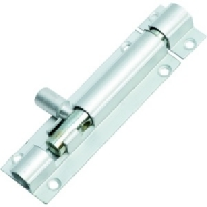 Wickes Barrel Bolt Satin Aluminium 76mm