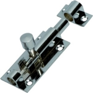 Wickes Barrel Bolt Chrome Effect 51mm