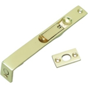 Wickes Lever Action Flush Bolt Brass Effect 152mm