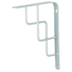 Wickes Decorative Bracket Silver Effect 230x180mm £4.49