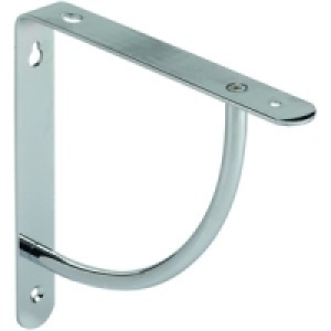 Wickes Decorative Bracket Chrome Finish 180x180mm £7.49