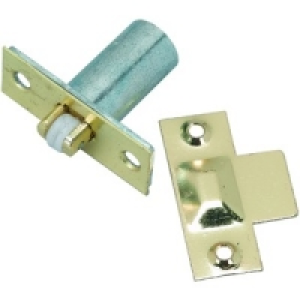 Wickes Adjustable Roller Catch Brass