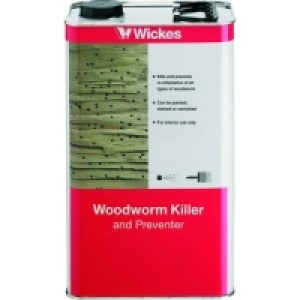 Wickes Woodworm Killer & Preventer 5L Clear £29.99