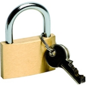 Wickes Padlock Brass 40mm 3 Pack £11.99