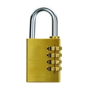 Wickes Combination Padlock Steel 40mm £5.99