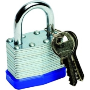 Wickes Laminated Padlock 40mm 3 Pack