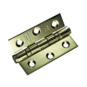 Wickes Grade 7 Fire Rated Ball Bearing Hinge Brass Effect 75 £4.49