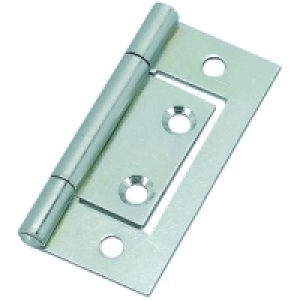Wickes Flush Hinge Zinc Plated 51mm 2 Pack