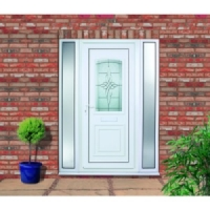 Wickes Medway Pre-Hung uPVC Door 2085x1520mm Right Opening