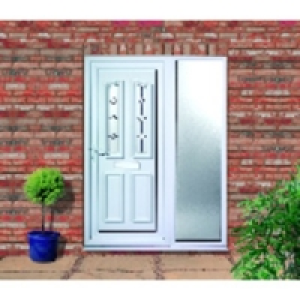 Wickes Trent 1 Sidelight uPVC Door 2 Panel 2085x1520mm Right £659.00