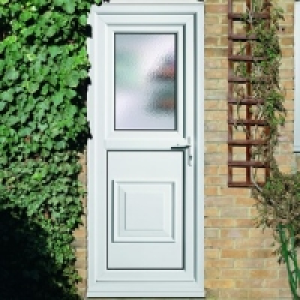 Wickes Stable Pre-Hung uPVC Door 2085x838mm Left Opening