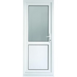 Wickes Tamar Pre-Hung uPVC Door 2085x840mm Right Opening