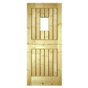 Wickes Stable External Pine Door Glazed 2032x813mm £79.60