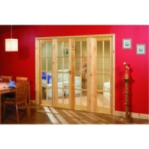 Wickes Newland Internal French Doors with Side Panels Pine G