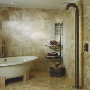 Light Cappuccino Polished Marble Tile