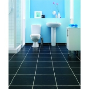 Wickes Vesuvio Black Matt Ceramic Floor Tile 320x320mm £14.99