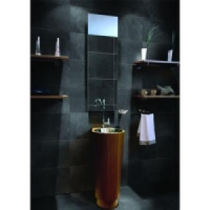 Wickes Charcoal Grey Honed Porcelain Wall & Floor Tile 300x6