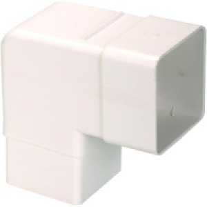 Wickes White Squareline Downpipe 92.5 Deg Bend