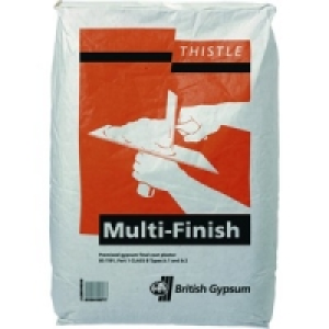 British Gypsum Thistle Multi Finish Plaster 25kg £5.56