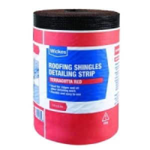 Wickes Detailing Strip For Red Roofing Shingles 0.3x7.5m