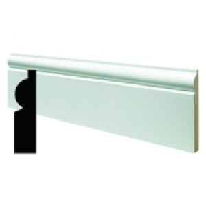 Wickes Fully Finished MDF Torus Skirting 14.5x119x2400mm £16.19