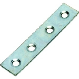 Wickes Zinc Plated Mending Plate 76mm Pack 4