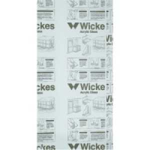 Wickes Durable Acrylic Sheet 60cmx1.22m £18.39
