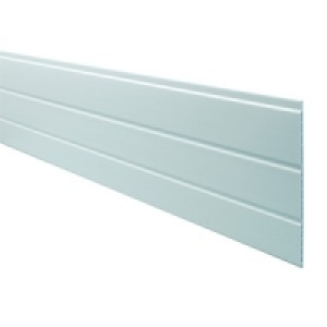 Wickes PVCu White Hollow Soffit Board 300x2500mm