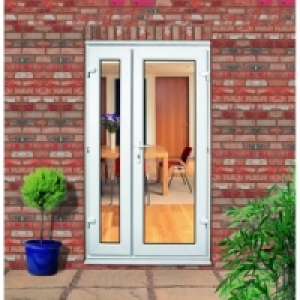 Wickes uPVC Offset French Doors 4ft With 1 Demi Panel 300mm £539.00