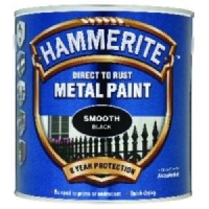 Hammerite Metal Paint Smooth Black 2.5L