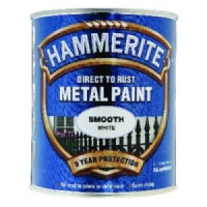 Hammerite Metal Paint Smooth White 750ml