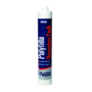 Polycell Polyfilla Decorators Caulk Brown Trade 380ml £3.99