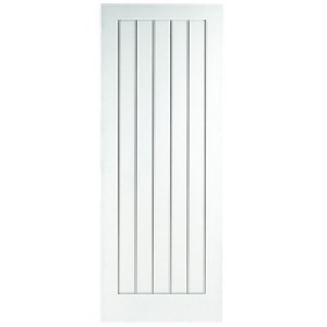 Wickes Geneva Internal Fire Door White Grained Moulded 5 Pan £129.00