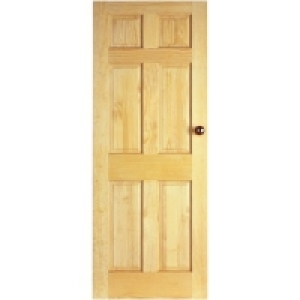 Wickes Durham Internal Fire Door Clear Pine 6 Panel 1981x761 £142.00