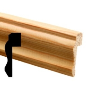 Wickes Pine Hockey Stick Moulding FB1102 14x40x2400mm