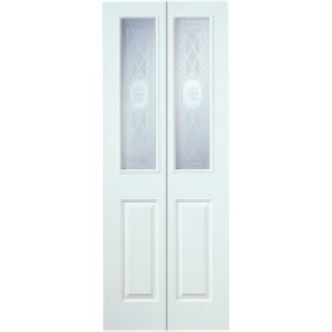 Wickes Stirling Internal Bi-Fold Door White Grained Moulded  £99.99