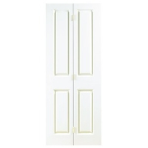 Wickes Stirling Internal Bi-Fold Door White Grained Moulded  £59.99