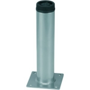 Round Furniture Leg Grey 32x150mm