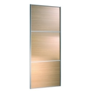 Wickes Wideline Sliding Wardrobe Door Oak Panel 2220x610mm