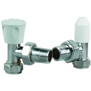 Wickes Angled Radiator Valves 15mm Pack 2 £9.34