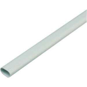Wickes Oval Conduit White 16mmx3m 10 Pack