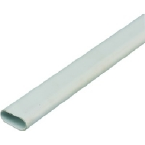 Wickes Oval Conduit White 20mmx3m 10 Pack