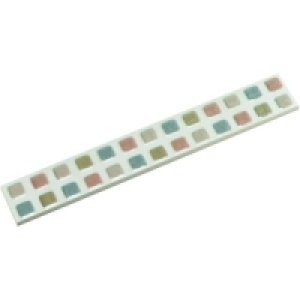 Wickes Natural Gloss Ceramic Mosaic Border Tile 250x35mm