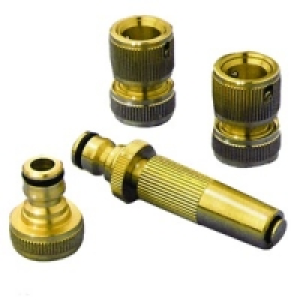 Wickes Brass Garden Hose Set
