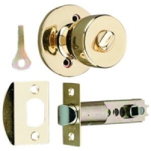 Wickes Privacy Door Knob Set Brass Effect £16.29