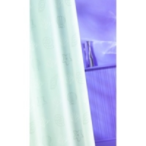 PVC White Shower Curtain